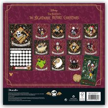 „Your Worst Nightmare“, „True Love Never Dies“, „A Fearful Vision“. Kalender mit „The Nightmare Before Christmas“-Motiv.