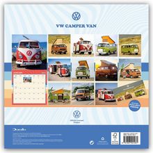 VW Camper Van Kalender mit Karosseriefotos. Januar 2024. Enthält ein Poster.