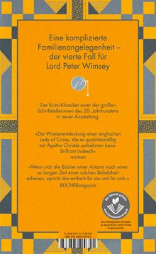 Dorothy L. Sayers: Ärger im Bellona-Club, Buch