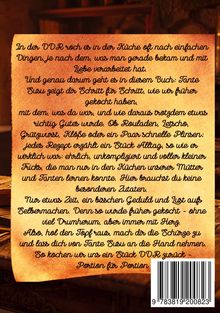 Ein beschriebener Zettel beschreibt, wie in der DDR einfach gekocht wurde, mit Liebe und einfachen Zutaten.