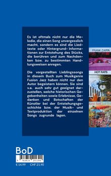 Text über die Bedeutung von Hintergrundinformationen und Songentstehung. Rechts kleine Bilder von Albumcovers.