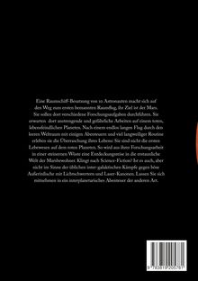Text über eine interplanetarische Reise zum Mars, überraschende Entdeckungen, ohne übliche Sci-Fi-Kämpfe.