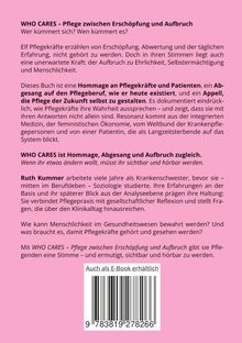 Texte beschreiben den Pflegenotstand und appellieren zur Zukunftsgestaltung der Pflege. Ein Barcode ist unten sichtbar.