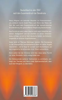 "Deutschland im Jahr 2042 nach dem Zusammenbruch der Demokratie ... Ein Beamter entdeckt Pläne, flieht nach Südafrika."