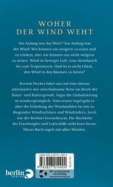 Kerstin Decker: Eine kleine Geschichte des Windes, Buch