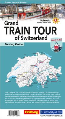 Roland Baumgartner: Hallwag Reiseführer Grand Train Tour of Switzerland, deutsche Ausgabe, Buch