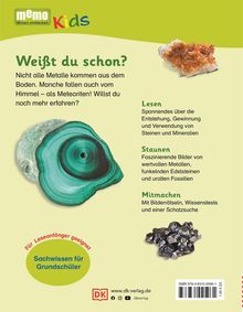 memo Kids. Steine und Mineralien, Buch