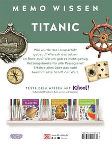 Simon Adams: memo Wissen. Titanic, Buch