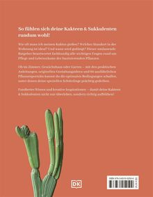 Weiße Schrift auf rotem Hintergrund über Kaktuspflege. Unten rechts ein grüner Kaktus und das DK Logo in Weiß.