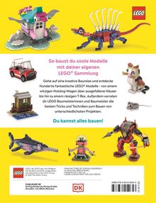 "So baust du coole Modelle mit deiner eigenen LEGO® Sammlung. Du kannst alles bauen!" Verschiedene LEGO-Modelle.