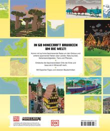 "IN 60 MINECRAFT BAUIDEEN UM DIE WELT! Komm mit auf eine faszinierende Reise um den Globus..." Verschiedene Minecraft-Bauten.