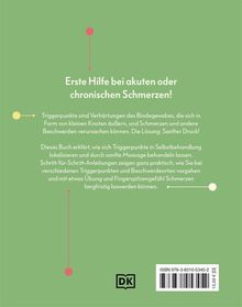 Erste Hilfe bei Schmerzen! Triggerpunkte sind Knoten im Bindegewebe; sanfter Druck hilft. Buch bietet Anleitungen.