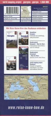 Reise Know-How Landkarte Georgien / Georgia (1:350.000), Karten