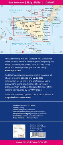 Reise Know-How Landkarte Sizilien 1 : 200.000, Karten