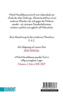 Michel Houellebecq: Elementarteilchen, Buch