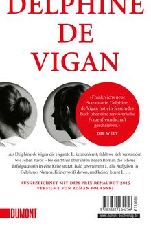 Delphine De Vigan: Nach einer wahren Geschichte, Buch