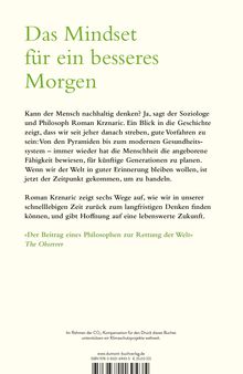 Roman Krznaric: Der gute Vorfahr, Buch