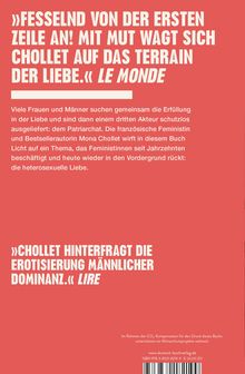 Mona Chollet: Wir müssen die Liebe neu erfinden, Buch