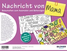 Das Malbuch für Erwachsene: Nachricht von Mama!, Buch