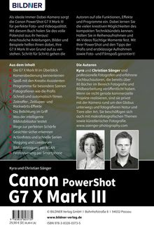Kyra Sänger: Canon PowerShot G7X Mark III, Buch