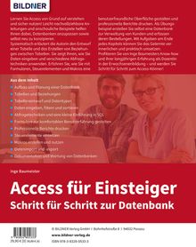 Inge Baumeister: Access für Einsteiger - Schritt für Schritt zur Datenbank, Buch