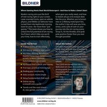 BILDNER Logo. Text über Sim-Racing. Inhaltsübersicht und Autorbeschreibung: Christian Haasz. ISBN und Verlagsinfos unten.