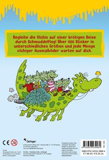 Die Olchis: Oberkrötiger Sticker- und Malspaß, Buch