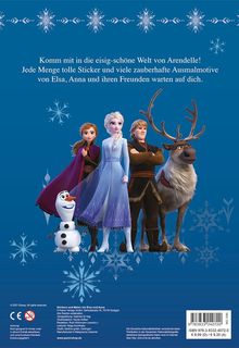 Disney Die Eiskönigin: Stickern und Malen mit Elsa und Anna, Buch