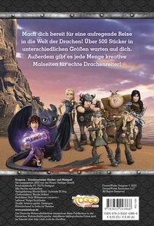 Panini: Dragons: Drachenstarker Sticker- und Malspaß, Buch