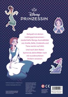 Disney: Disney Prinzessin: Mein zauberhafter Manga-Malblock, Buch