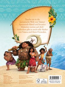 Disney Vaiana 2: Zauberhafter Rätselspaß - Mit Stickern!, Buch