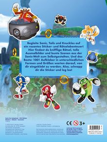 Panini: Sonic The Hedgehog: 1001 Sticker: Stickern - Rätseln - Ausmalen, Buch
