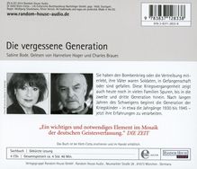 Sabine Bode: Die vergessene Generation, 4 CDs