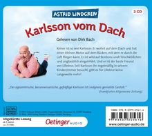 Astrid Lindgren: Karlsson vom Dach, 3 CDs