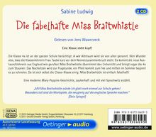 Sabine Ludwig: Die fabelhafte Miss Braitwhistle, 2 CDs