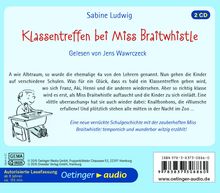 Sabine Ludwig: Klassentreffen bei Miss Braitwhistle (2 CD), 2 CDs