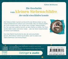 Sabine Bohlmann: Die Geschichte vom kleinen Siebenschläfer, der nicht einschlafen konnte (CD), CD
