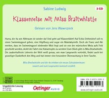Klassenreise mit Miss Braitwhistle (3CD), 3 CDs