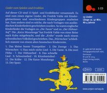 Fredrik Vahle: Der Spatz, CD