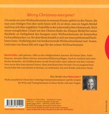Merry Christmas everyone! Angela Merkel entdeckt auf ihrer Rückkehr an Heiligabend einen toten Weihnachtsmann. David Safier ist Autor.
