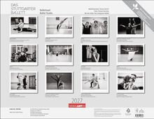 2027, Das Stuttgarter Ballett. Fotos von Roman Novitzky. Schwarz-Weiß-Fotos von Tänzern in verschiedenen Posen.