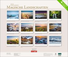 GUY EDWARDES MAGISCHE LANDSCHAFTEN. Zwölf Landschaftsfotos, darunter winterliche Küsten, Berge und Wasserfälle. 2027 WEINGARTEN.
