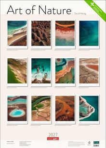„Art of Nature“, David Herzig, 2027. Eine Collage mit Luftaufnahmen natürlicher Landschaften in Australien.