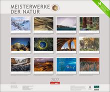 "MEISTERWERKE DER NATUR 2027" oben; Bilder mit Naturmotiven in zwei Reihen darunter; Weingarten-Logo unten.