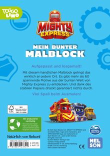 Mighty Express: Mein bunter Malblock, Buch