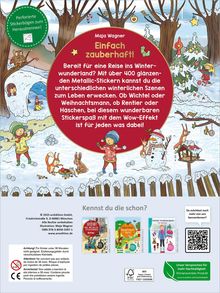 WOW! Das Metallic-Stickerbuch - Winterzeit, Buch