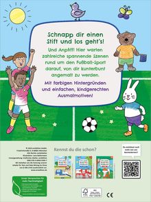 Mein großes buntes Malbuch - Fußball, Buch