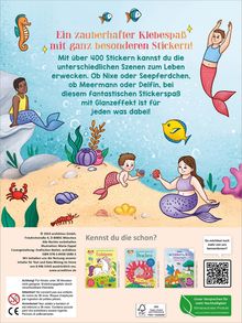 Mein schillerndes Stickerheft - Im Reich der Meerjungfrauen, Buch