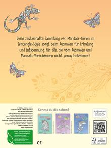 Mein Mandala-Tier-Malbuch - Wilde Tiere, Buch