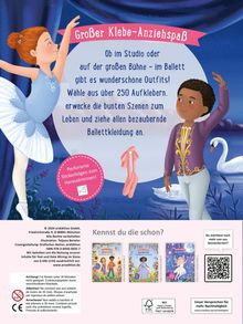 Erstes Stickern Anziehpuppen - Ballett, Buch